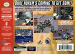 Duke Nukem 64 Box Art Back
